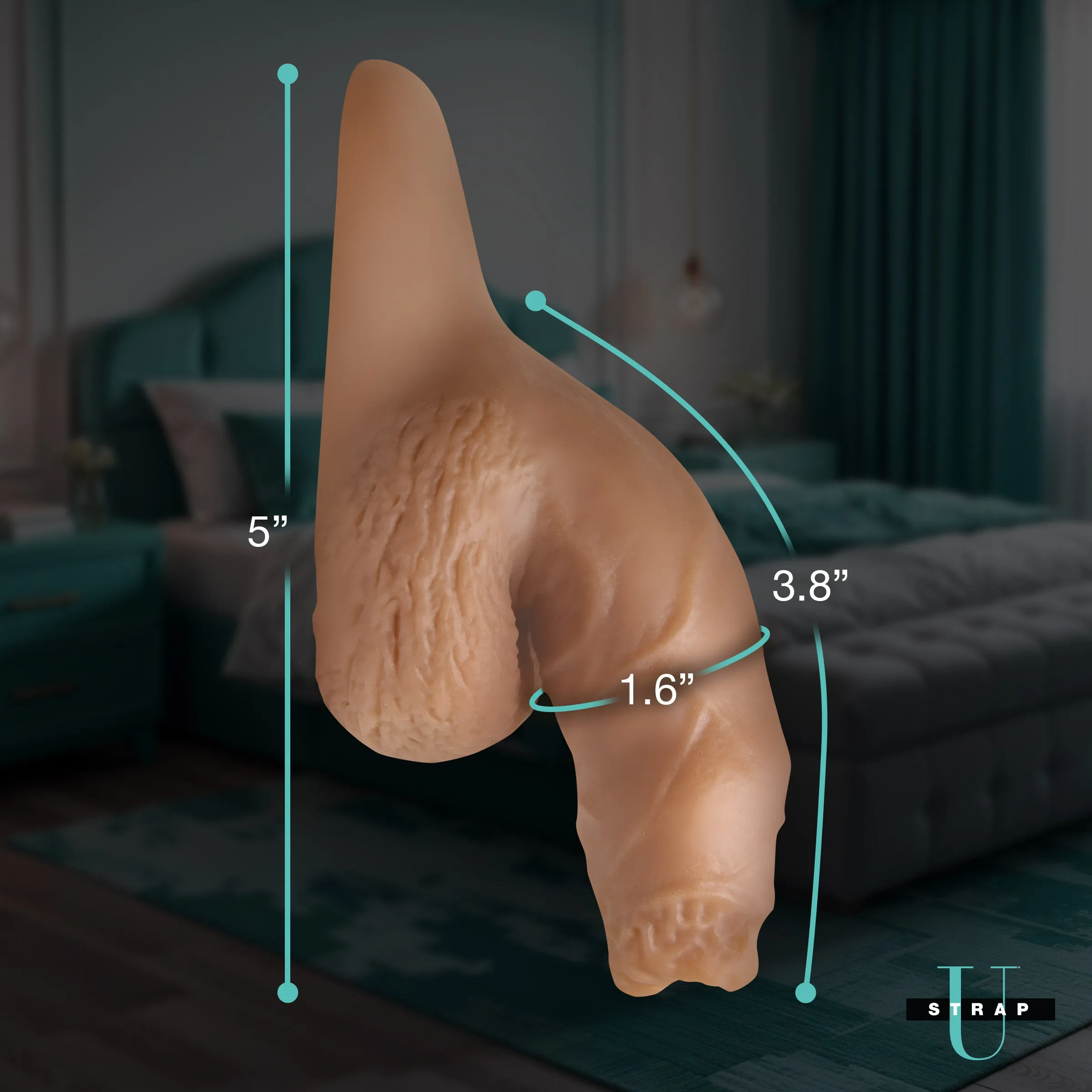 5.1 Uncut Silicone Packer Dildo - Medium