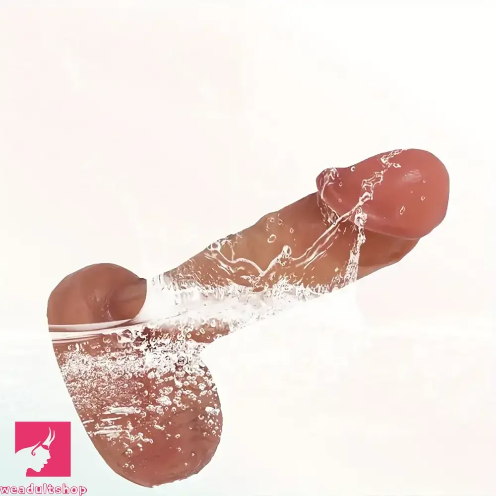 7.5in Realistic Anal Personal Massage Silicone Soft Female Dildo
