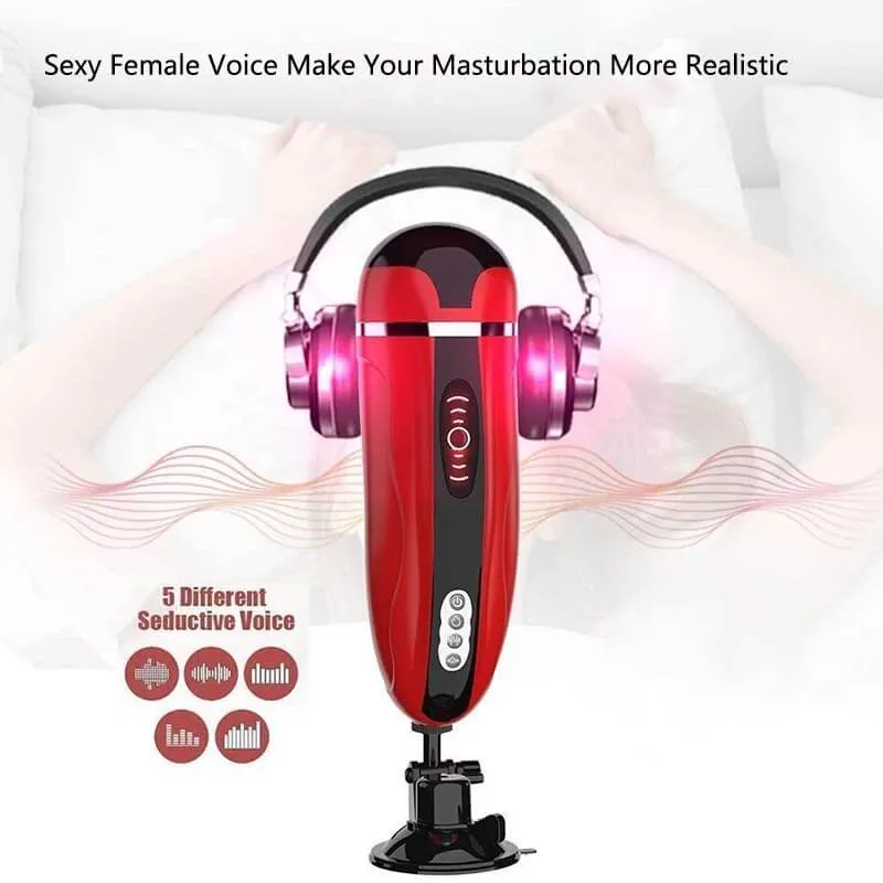 Automatic Penis Sucker Heating Voice Penis Stroker
