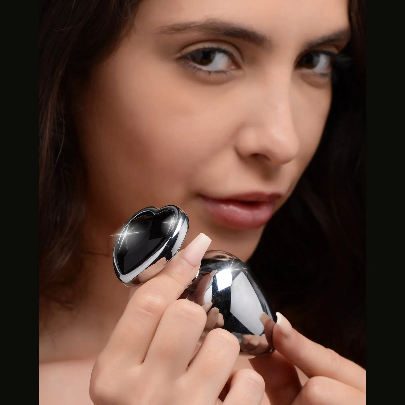 Black Heart Gem Anal Plug