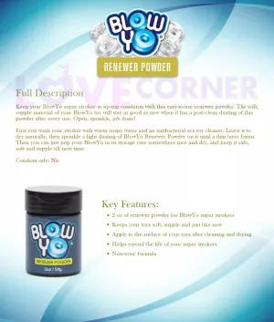 Blowyo Renewer Powder 2 ounces