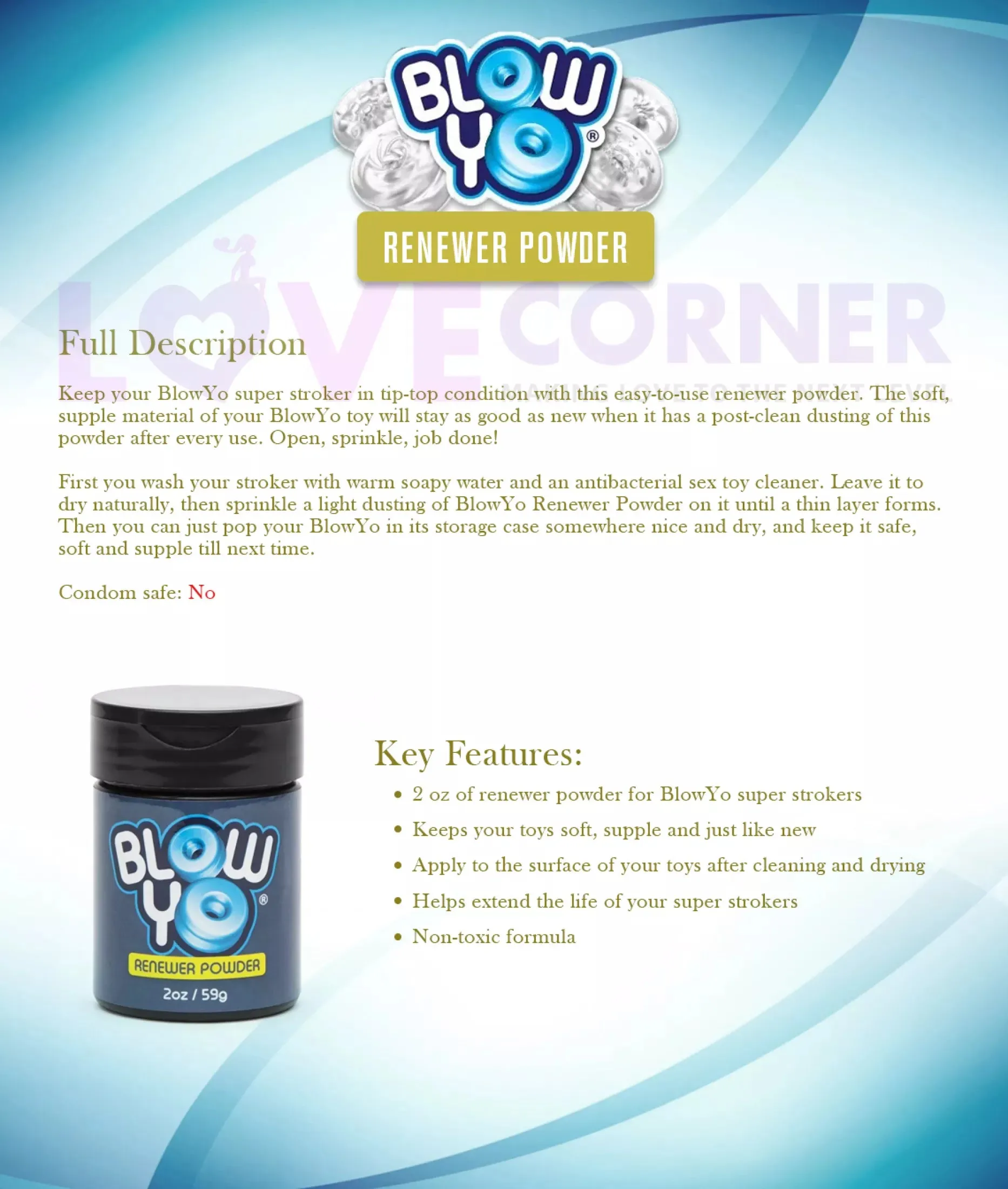 Blowyo Renewer Powder 2 ounces
