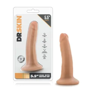 Blush Dr. Skin 5.5 Cock With Suction Cup