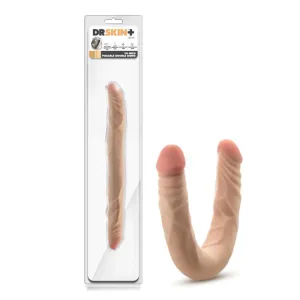 Blush Dr. Skin Plus 14 Posable Double Dong