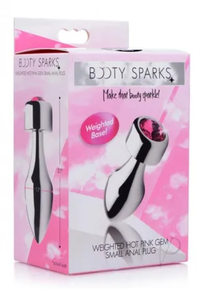 Booty Sparks Weight Aluminum Plug Pnk Sm