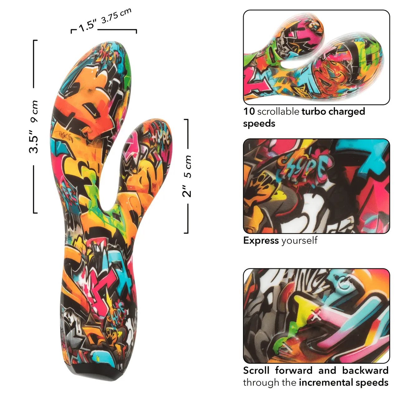 Calexotics Hype Dual Stim Vibrator