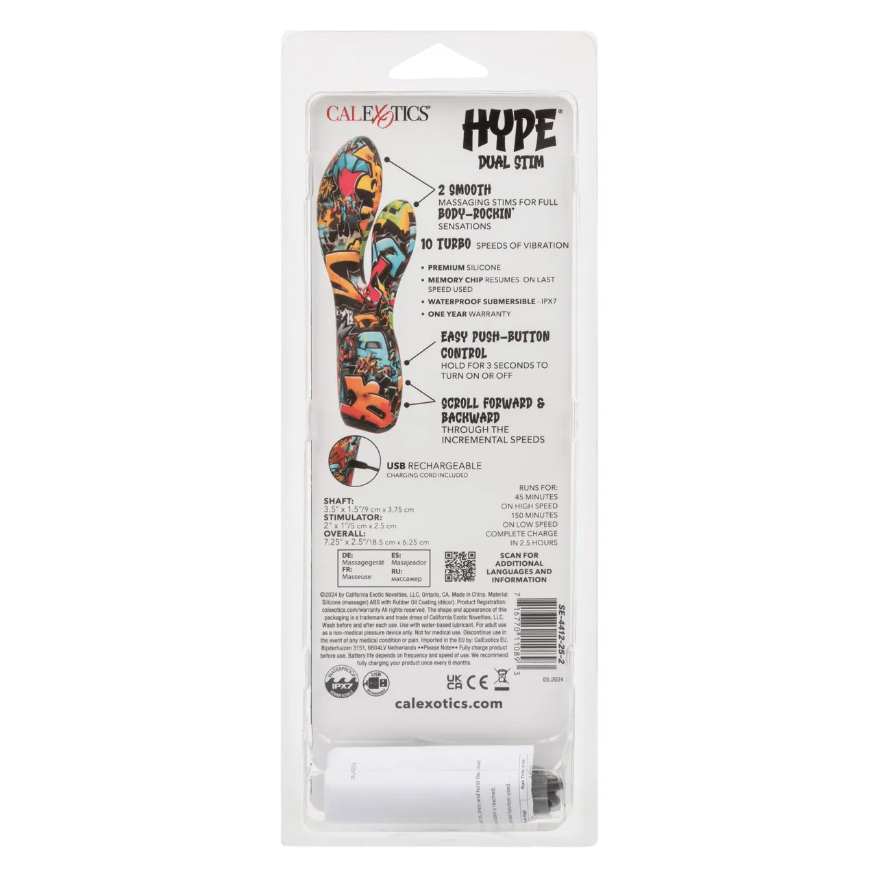 Calexotics Hype Dual Stim Vibrator