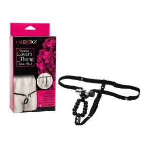 Calexotics Vibrating Lover's Thong With Stroker Beads