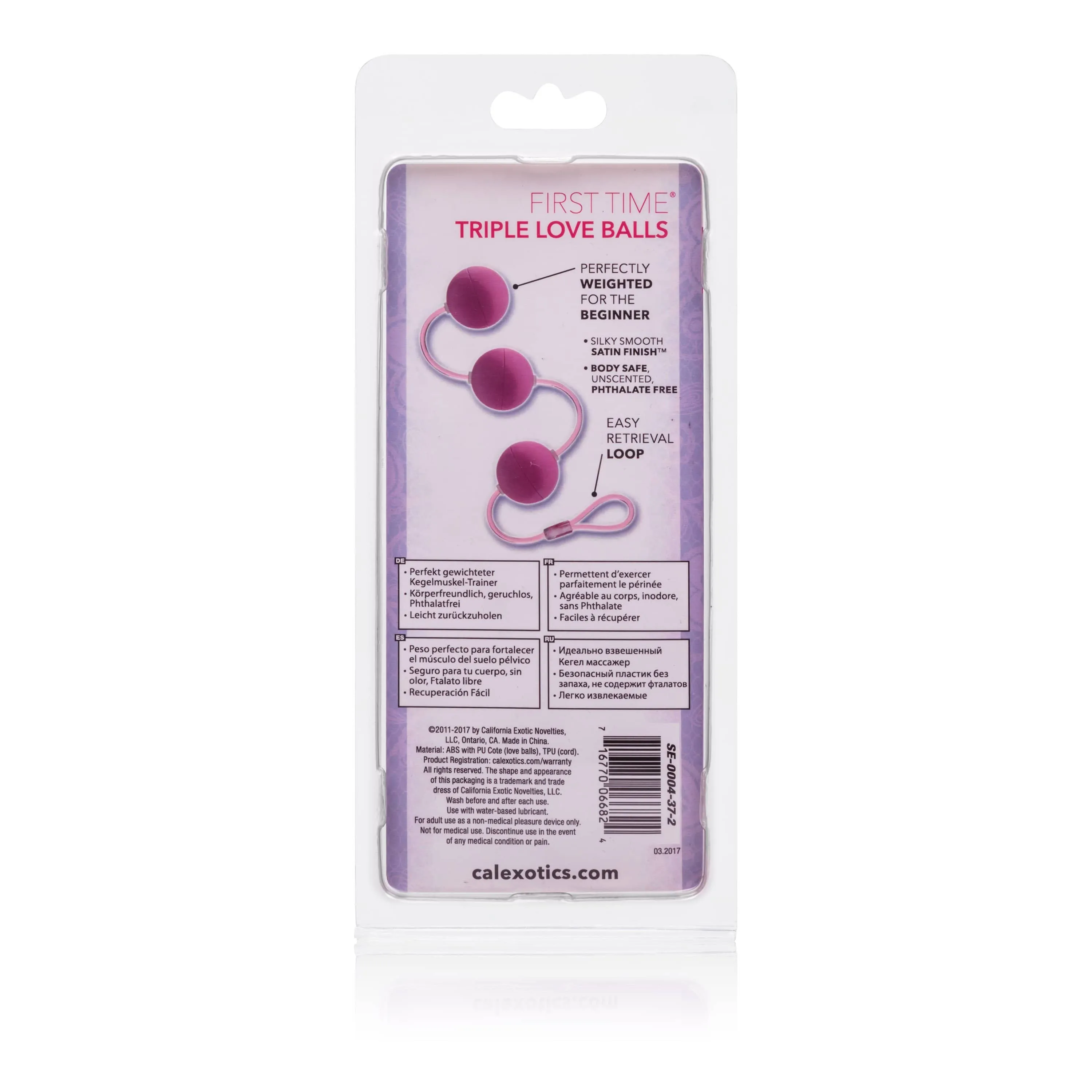 California Exotics - First Time Triple Love Kegel Balls (Pink)