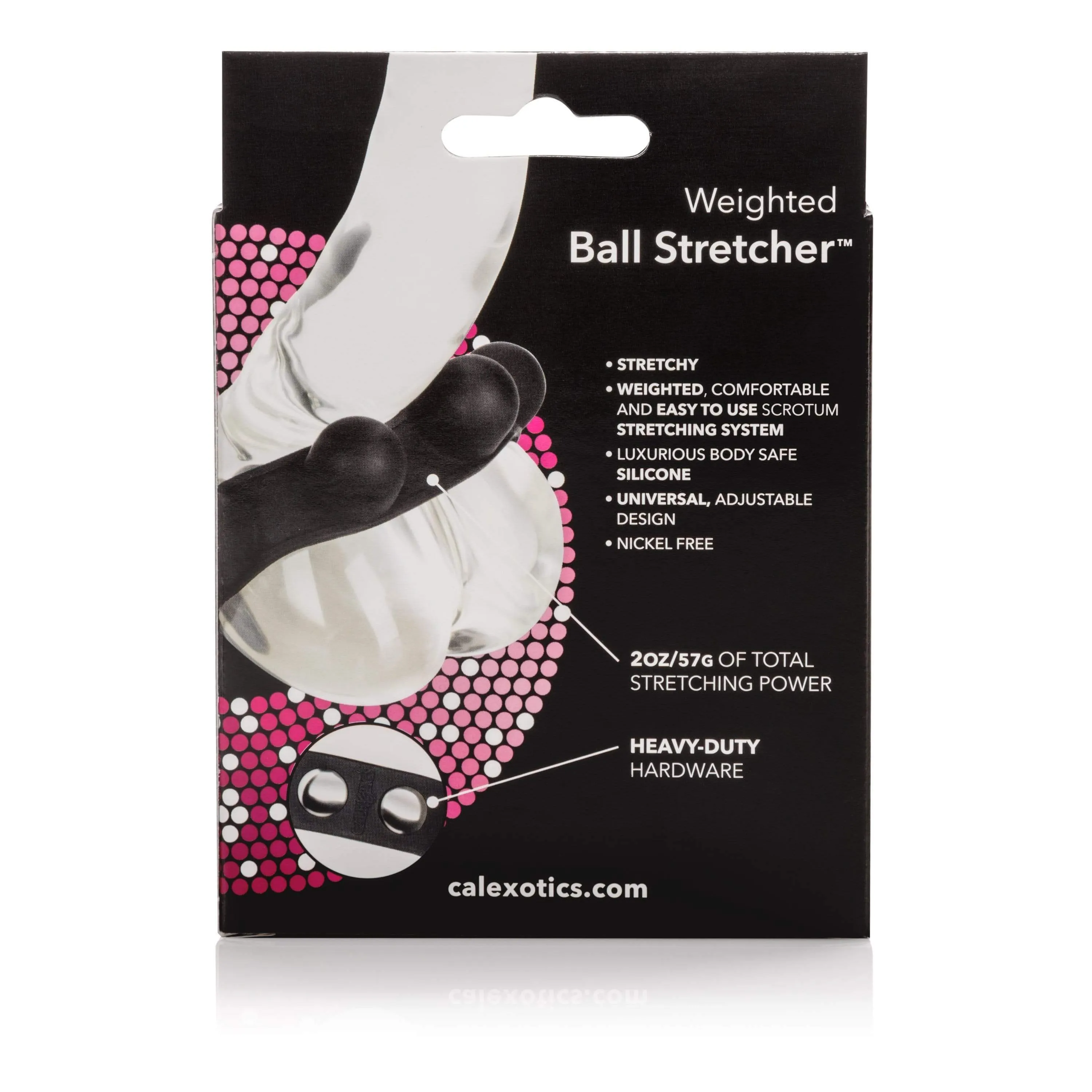 California Exotics - Weighted Ball Stretcher Cock Ring (Black)