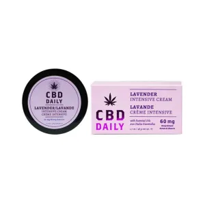 Cbd Daily Lavender Triple Strength Intensive Cream 1.7 Oz.