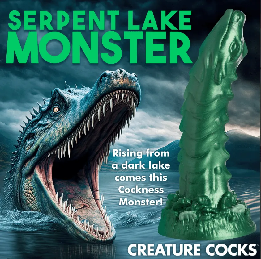Creature Cocks Cockness Monster Lake Creature Silicone Dildo