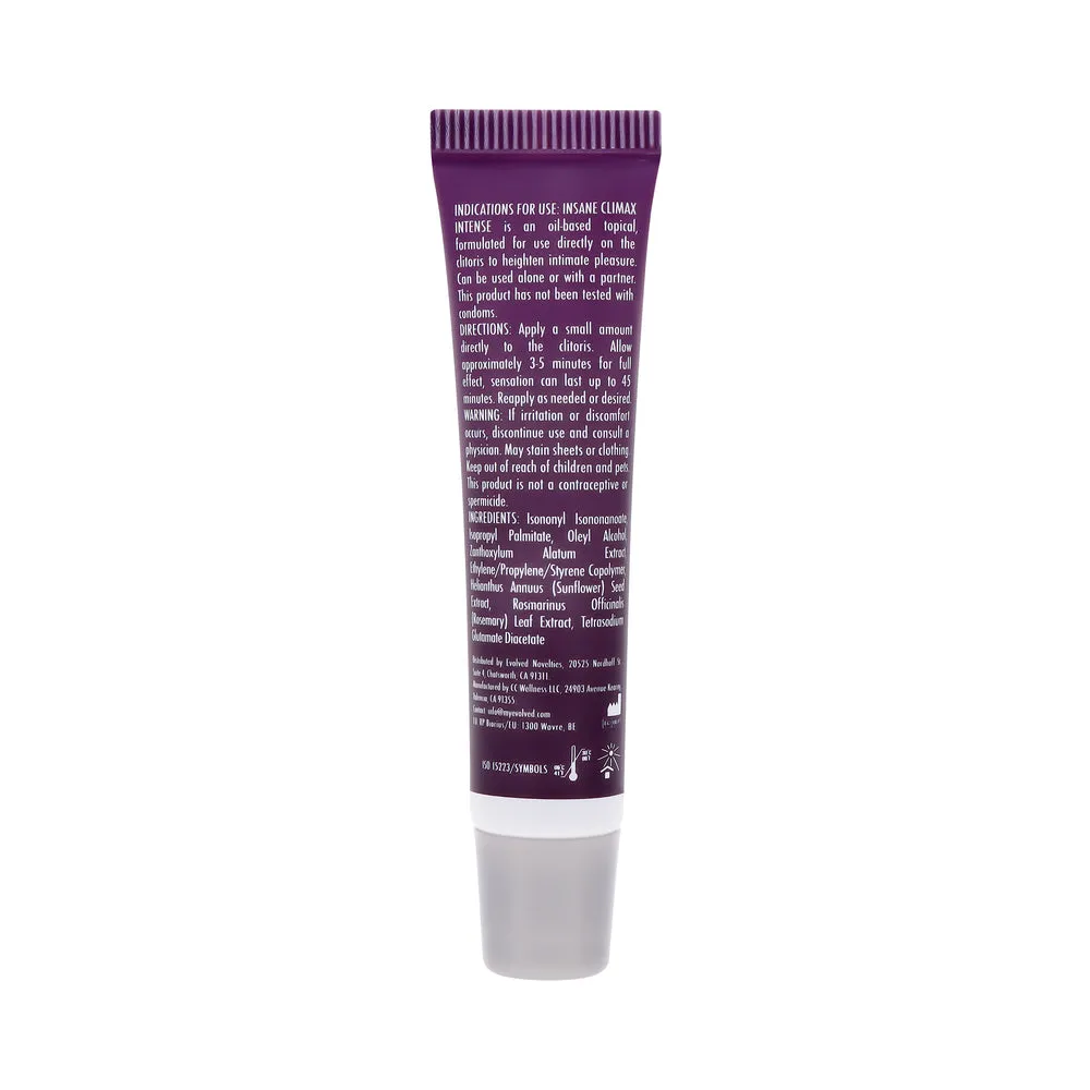 Evolved Insane Climax Intense Clitoral Stimulant 0.34 oz.