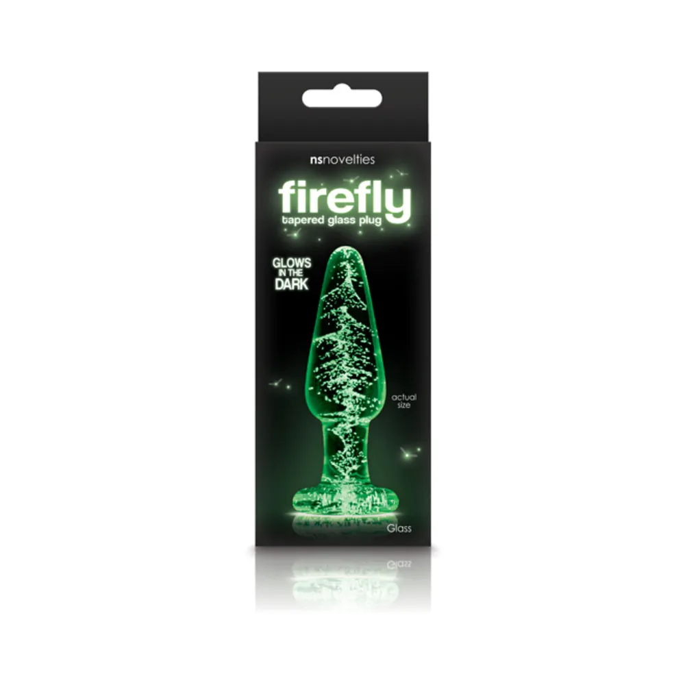 Firefly Glass Tapered Plug Medium Clear