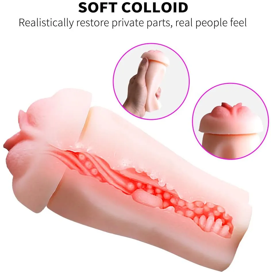Hands-free Interactive Vibrating Sound Male Masturbator