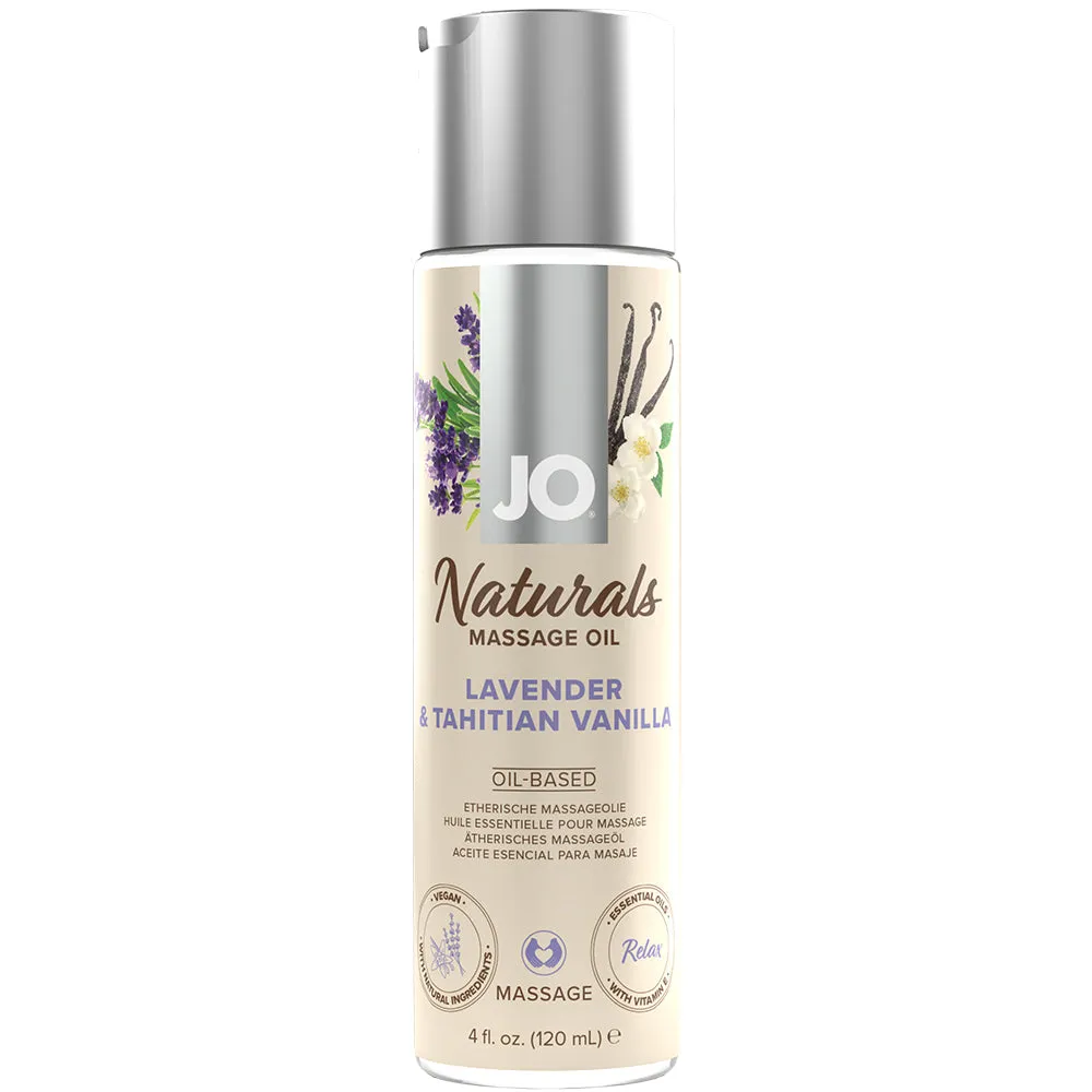 JO Naturals Massage Oil Erotic Aphrodisiac Vegan Moisturizing Nourishing