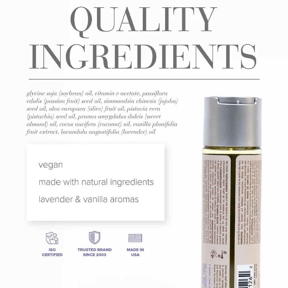 JO Naturals Massage Oil Erotic Aphrodisiac Vegan Moisturizing Nourishing