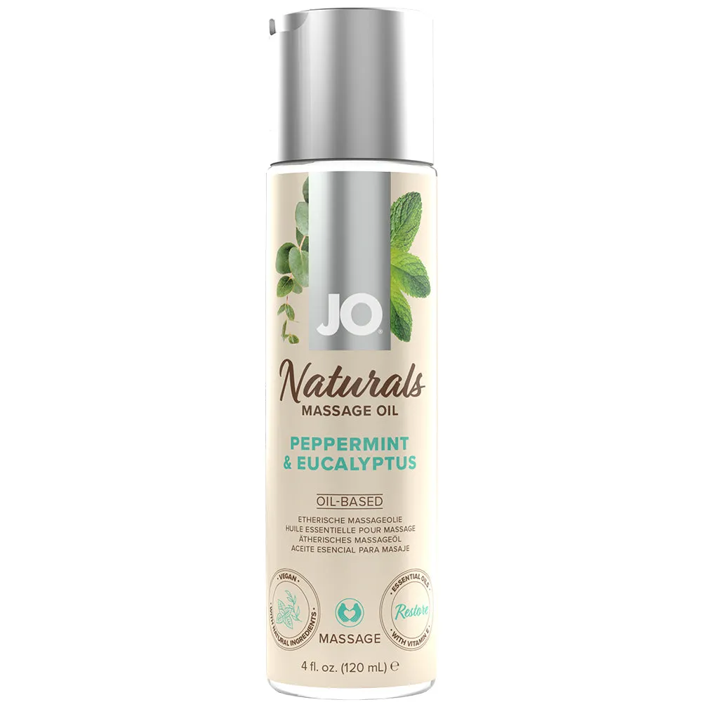 JO Naturals Massage Oil Erotic Aphrodisiac Vegan Moisturizing Nourishing