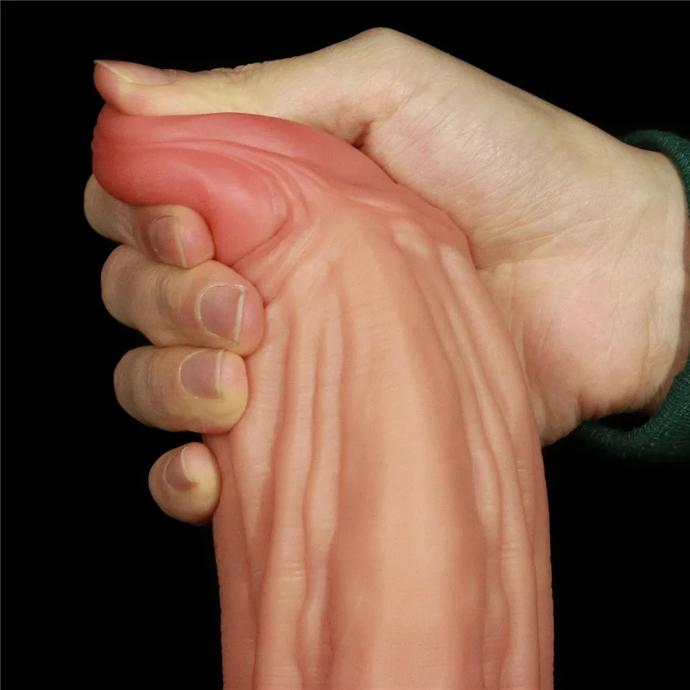 Lovetoy Nature Cock 10 King Size Alien Dual-Layer Silicone Realistic Dildo