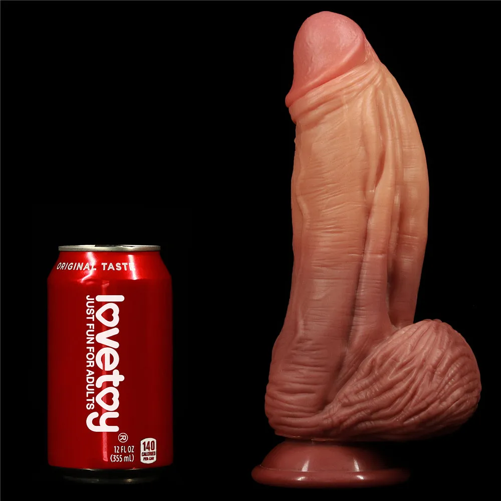 Lovetoy Nature Cock 10 King Size Alien Dual-Layer Silicone Realistic Dildo