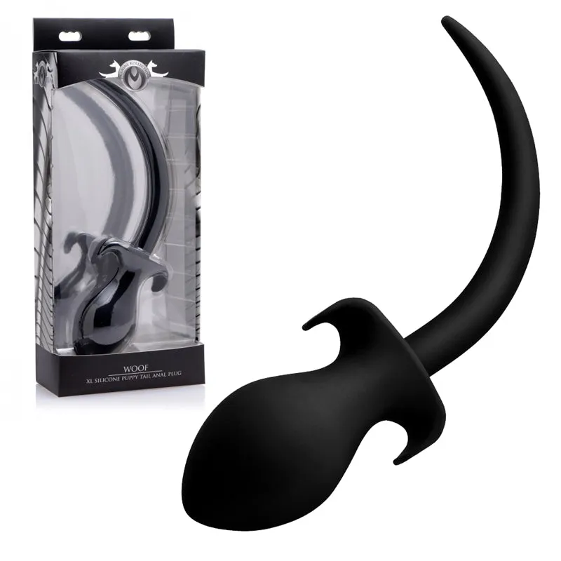 Masters Woof XL Silicone Dog Tail Butt Plug