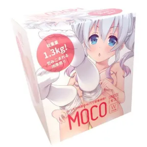 ONDO! - MOCO Double Vagina Ass Dual Hole Masturbator (Beige)
