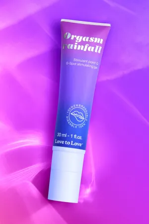Orgasm Rainfall G-Spot Stimulating Gel 30ml