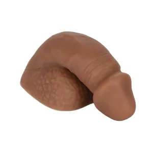 Packer Gearâ¢ 4/10.25 cm Silicone Packing Penisâ¢ - Brown