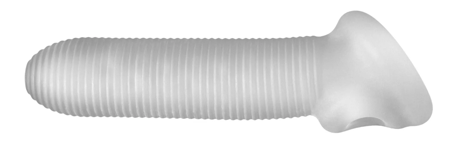 Perfect Fit Fat Boy Micro Ribbed Sheath 6.5'' - Clear