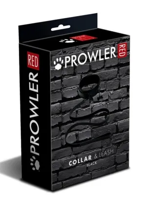 Prowler Red Collar And Leash Blk