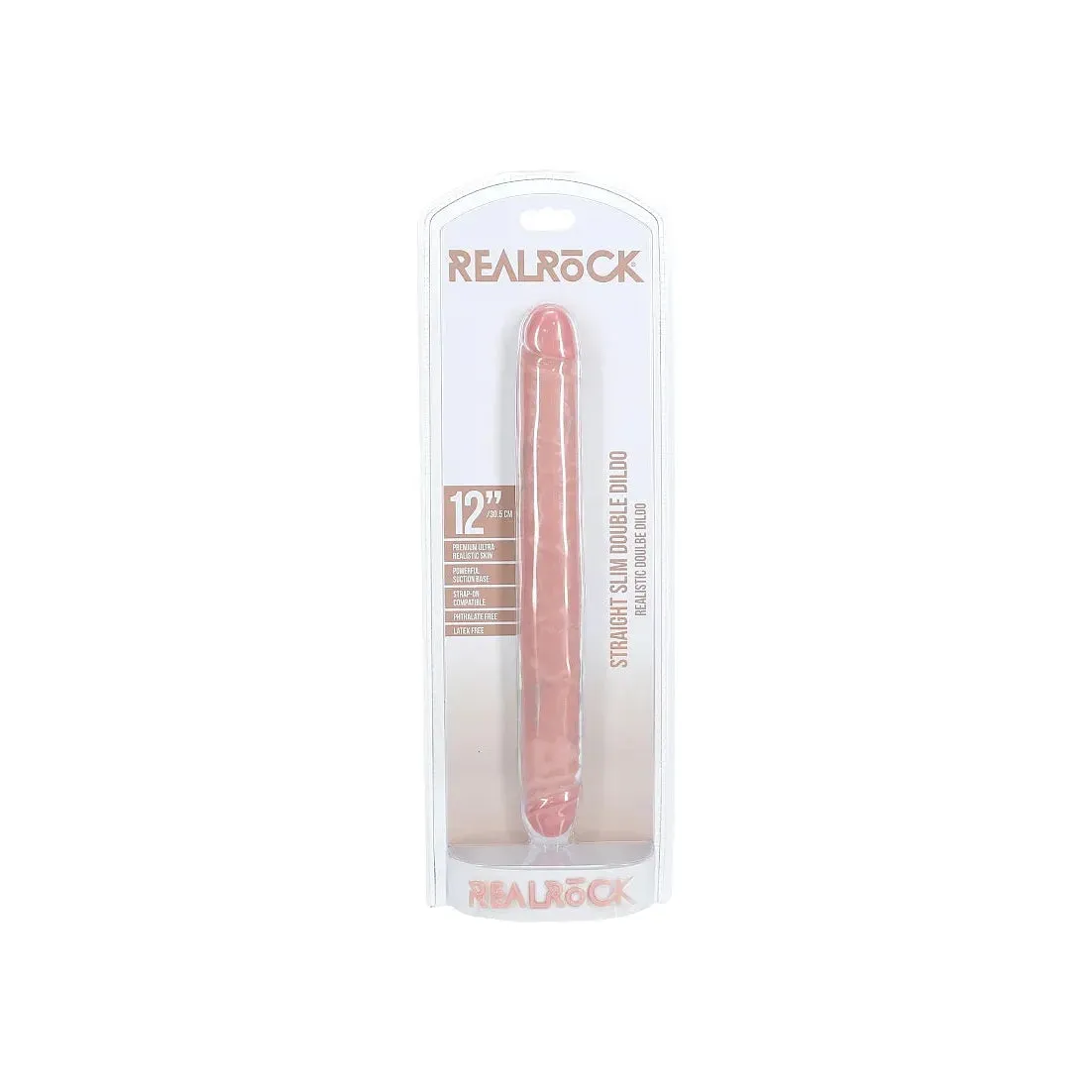 Realrock Slim Double Ended Realistic Dildo 12 by Shots