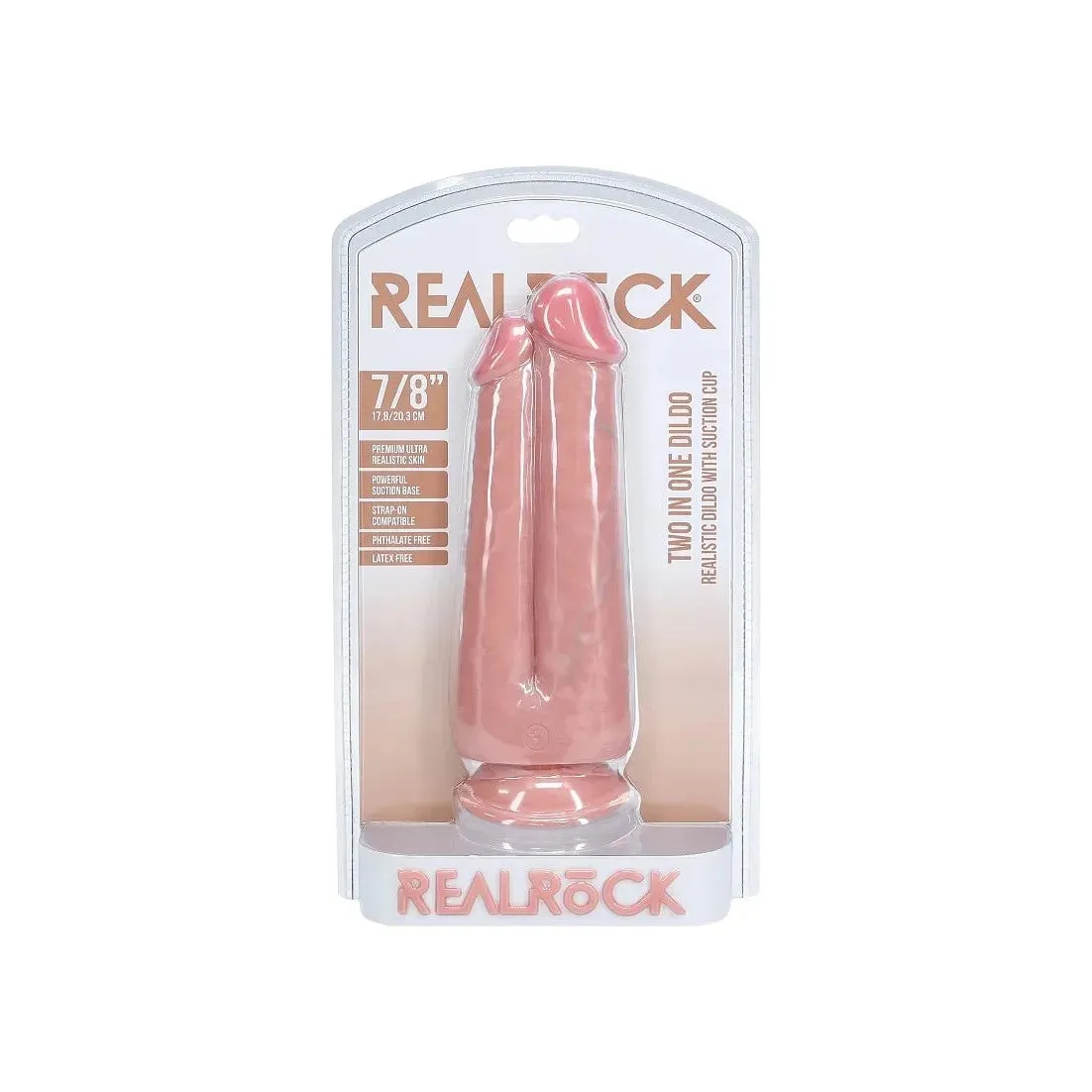 Realrock Two in One Realistic Dildo 7 & 8 by Shots