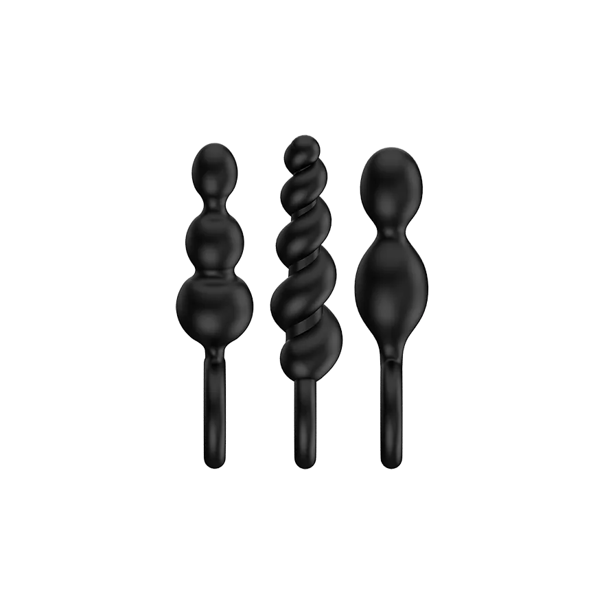 Satisfyer Booty Call Black Plug Set