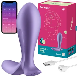 Satisfyer Intensity Plug APP Compatible Vibrating Anal Butt Couples Vibrator