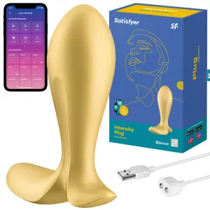Satisfyer Intensity Plug APP Compatible Vibrating Anal Butt Couples Vibrator