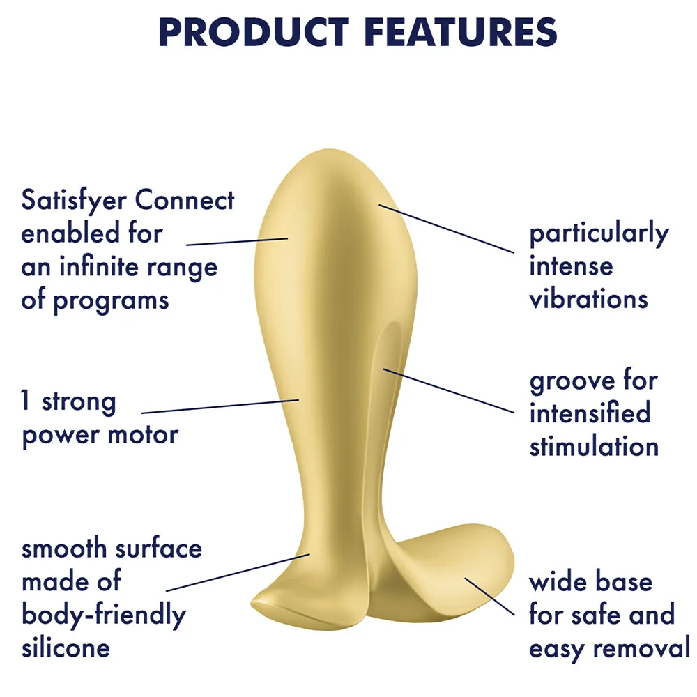 Satisfyer Intensity Plug APP Compatible Vibrating Anal Butt Couples Vibrator