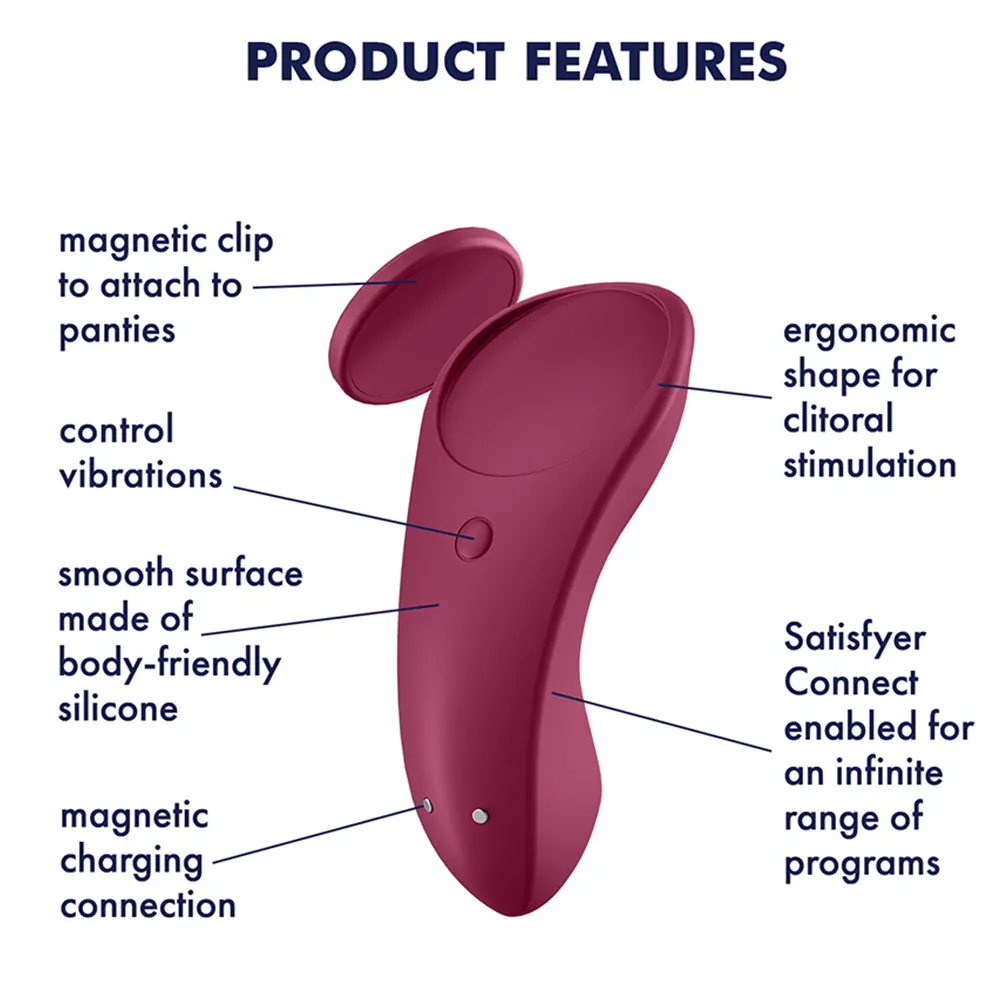 Satisfyer Sexy Secret Interactive APP Remote Control Couples Vibrator
