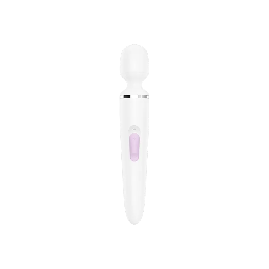 Satisfyer Wand-er Woman White/Chrome