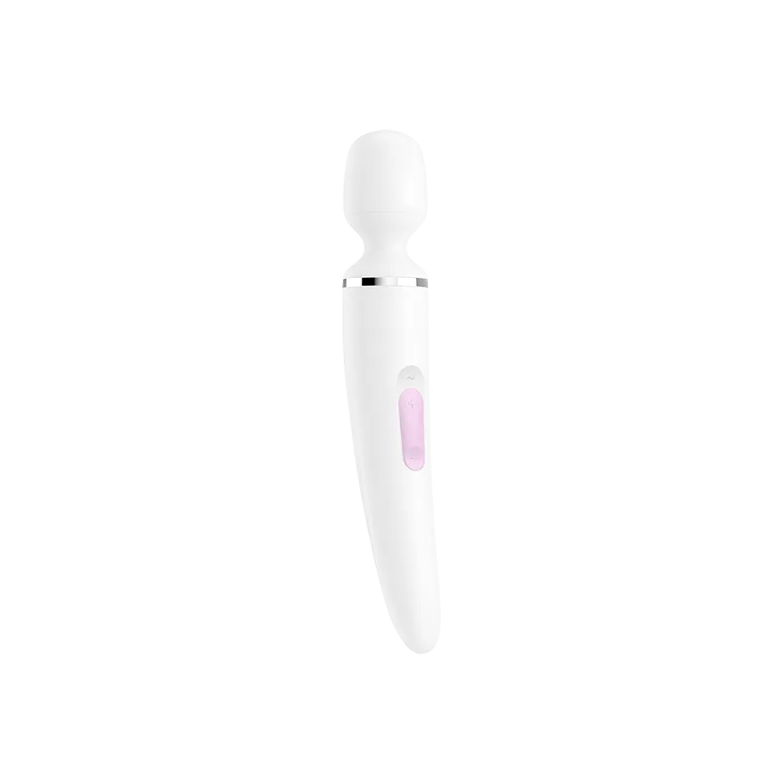 Satisfyer Wand-er Woman White/Chrome