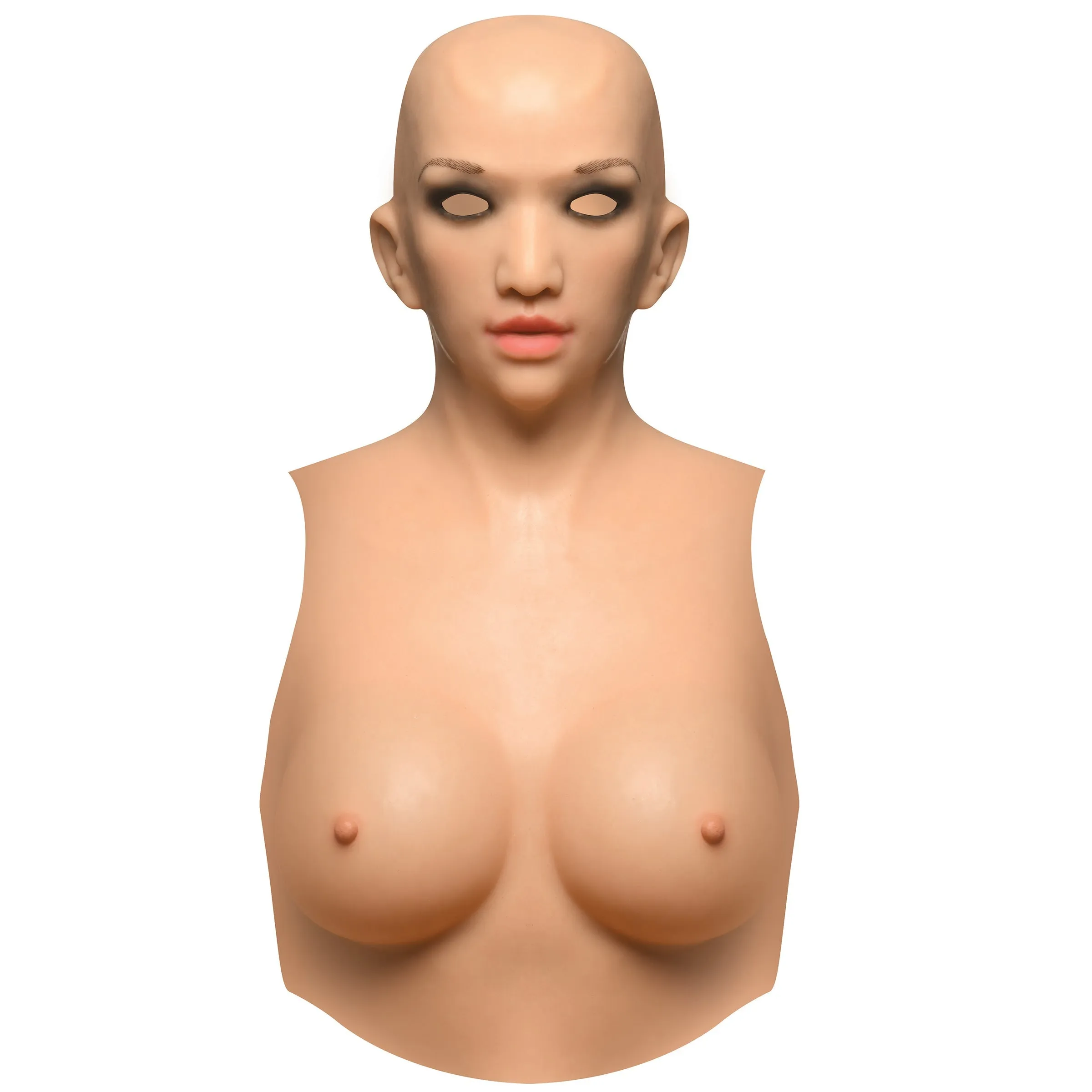 Sexy Skin Suit Silicone Head. Face & C Cup Breasts