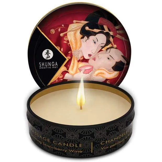 Shunga - Erotic Art Aphrodisia Mini Candlelight Massage Candle