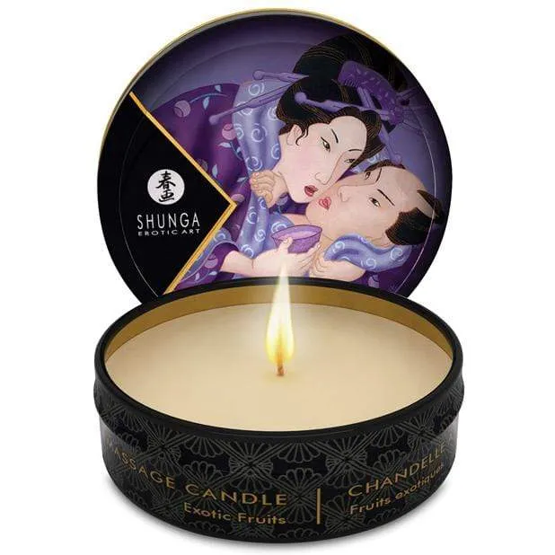 Shunga - Erotic Art Aphrodisia Mini Candlelight Massage Candle
