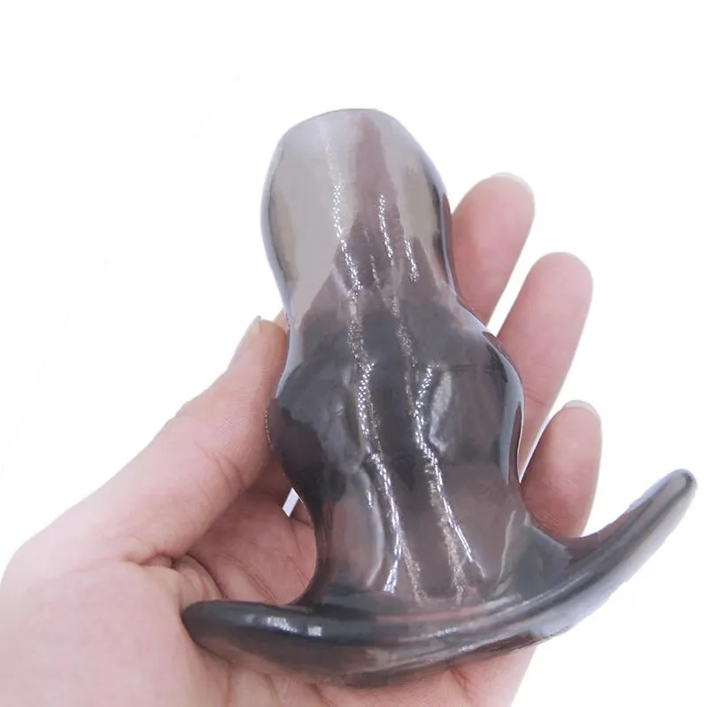 Soft Speculum Hollow Anal Plug Enema Sex Toys For Adults