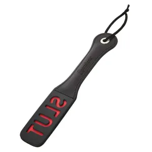 Sportsheets - Leather Slut Impression Paddle 12 (Black)