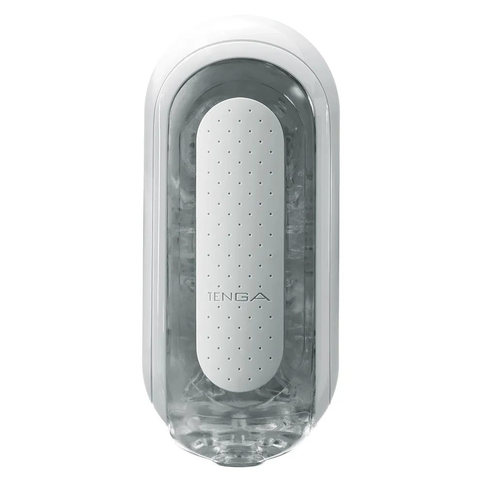 Tenga Flip 0 (Zero) White Male Masturbator Stroker Pocket Pussy Textured Sex Toy