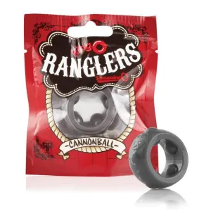 The Screaming O - Ring O Ranglers Cannonball Silicone Cock Ring (Black)