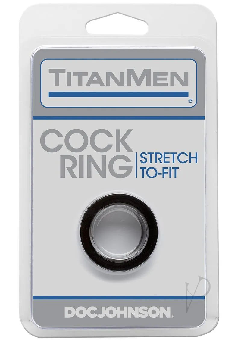 Titanmen Cock Ring Black