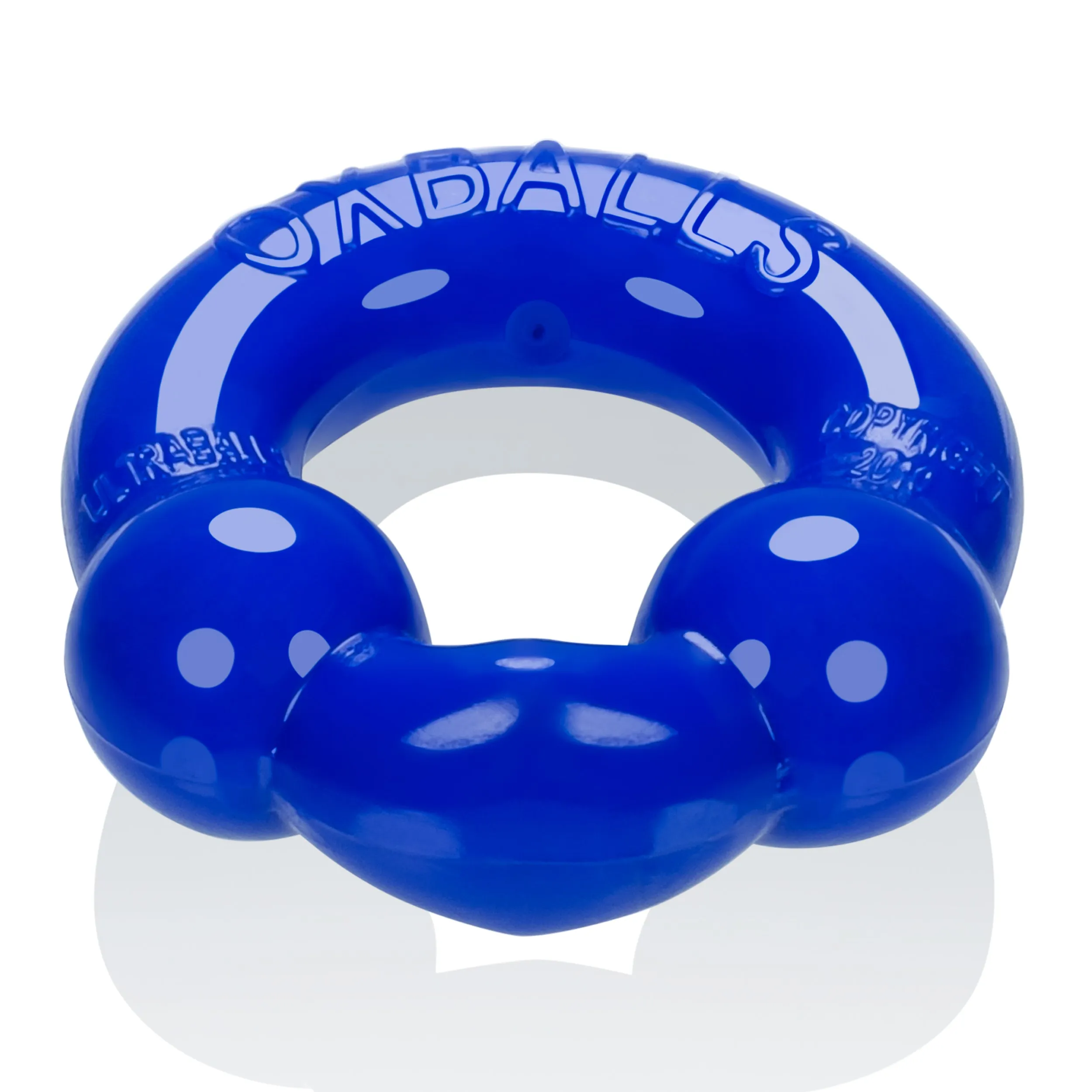 Ultraballs 2 Pack Cockring Black And Police Blue