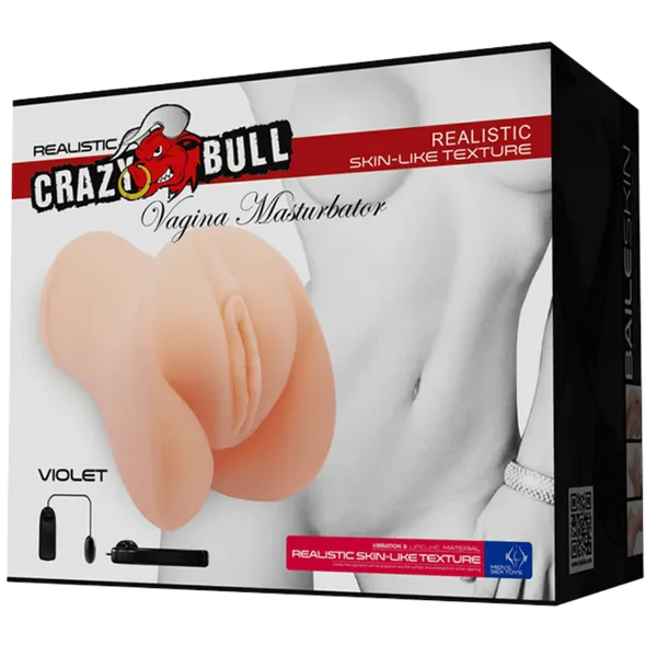 Vagina Masturbator Vibrating - Violet