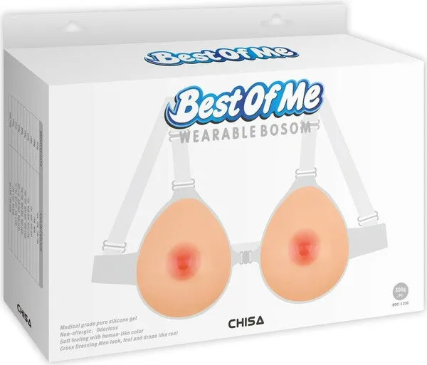 Wearable Bosom Realistic Silicone Breasts Fake Boobs Set